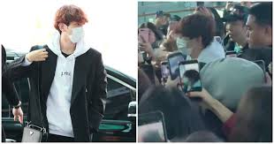 Characters do kyungsoo, kim jongin, park chanyeol, byun baekhyun, bae suji. Baekhyun S Personal Space Was Invaded By Mob At The Airport Koreaboo