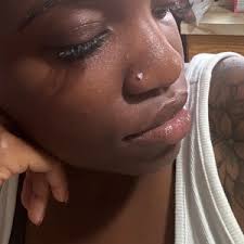 Pink Diamond Heart Nose Stud Nose Ring Sterling Silver Pin Nose Piercing  Jewelry Nose Bone Nostril Stud CZ Prong Set Dainty Love 3mm 20G