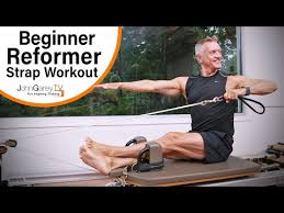 Beginner Pilates Reformer Strap Workout 15 Minutes Youtube