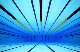 An Underwater View Of The Swimming Pool At The Olympic Aquatic Centre In London Olympic Swimming Swimming Photography Competitive Swimming