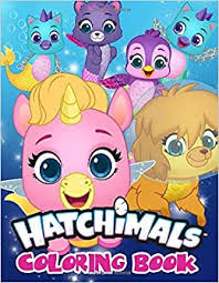 You can download free printable hatchimals coloring pages at coloringonly.com. Hatchimals Coloring Book Jumbo Coloring Books For Kids And Girls Of All Ages Allan Teddy 9798657339666 Amazon Com Books