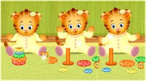 daniel tiger s stack rings with baby margaret can even help mom tiger ch daniel tiger cake tiger halloween tiger cake