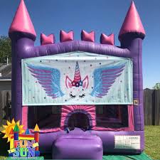 Pin By Emily On Munecas Lol Unicorn Themed Birthday Bounce House Birthday Unicorn Birthday Parties