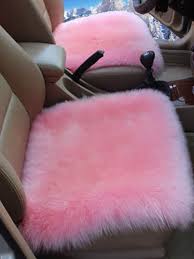 Pink Wool Car Seat Cushion Cover Just Pink About It Car Seat Cushion Rugs On Carpet Seat Pads