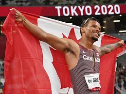 Andre de grasse is a canadian sprinter. P0tr6ovj2epkqm