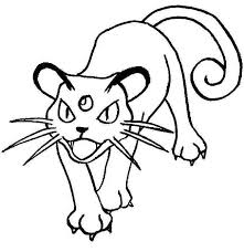 Select from 35655 printable crafts of cartoons, nature, animals, bible and many more. Coloring Persian Picture Of Pokemon 53