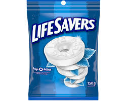 Life Savers Pep-O-Mint Sugar Free Mints Bag, 2.75 Oz | Life Savers