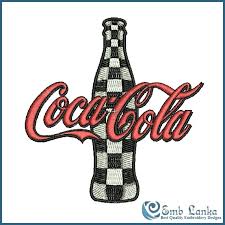 Nascar android ios wallpaper black car logo nascar. Nascar Coca Cola Racing Family Logo 2 Embroidery Design Emblanka
