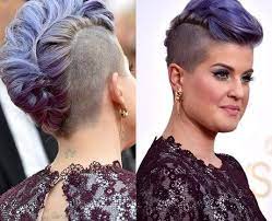 Marvellous Mohawk Kelly Osbourne Makes Punk Pretty Half Shaved Hair Hair Styles Kelly Osbourne Hair