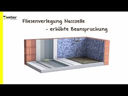 Dann müssen die befestigungen neu gesetzt werden: Fliesenverlegung In Der Dusche Erhohte Beanspruchung Youtube
