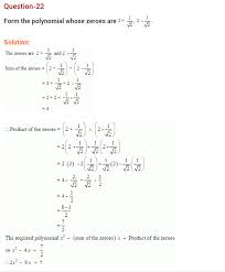 Form 4 (update 18/9/08) 01 functions absolute value function inverse function if y = fx(), then f −1()yx= remember: Polynomials Class 10 Extra Questions Maths Chapter 2 Learn Cbse