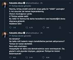 Meclsi (tbmm) başkanı mustafa şentop, bazı emekli amirallerin yayımladığı bildiriye tepki göstererek. Tkjya7lsg3b0jm
