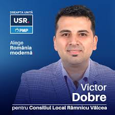 Sunt Victor Daniel Iosif Dobre, candidat al Alianței Dreapta Unită pentru  Consiliul Local Râmnicu Vâlcea. ✓ Am 39 de ani, sunt căsătorit și sunt  tatăl unui băiețel energic și foarte isteț, în