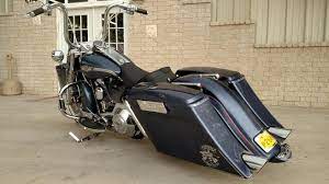 Erics 2003 Roadking Ready To Go Frnt Airride Rear Platinumairsuspension Stretched Baddadcustom Bags N Fender Stretc Custom Baggers Bagger Harley Bagger