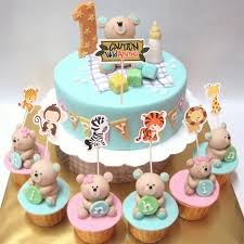 {we love the burlap and adorable baby shower stickers on these drinks we spotted on pinterest.} {you can't have a party without cupcakes and these are fabulous boys safari baby shower cupcake wrappers and toppers from lillian hope designs.} {end your safari baby shower with an amazing cake like this from hectors custom cakes.those jungle animals are too cute!} 24pcs Party Safari Jungle Animal Cupcake Toppers Birthday Party Decoration Kids Baby Shower Boy Favors Cupcake Toppers Picks Buy At The Price Of 0 32 In Aliexpress Com Imall Com