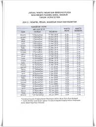 Maybe you would like to learn more about one of these? Jadual Berbuka Puasa Dan Imsak Bagi Negeri Pahang 2018 Blog Lea Azleeya