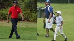 Tiger woods is in hospital after suffering multiple leg injuries in a car crash. Tiger Woods To Play With 11 Year Old Charlie In Father Son Sports News The Indian Express