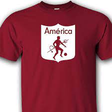 Patrocinador oficial de club américa, chivas, cruz azul, santos, león, morelia. America De Cali T Shirt Colombia Futbol Soccer Football Diablos Rojos Aguila Ebay