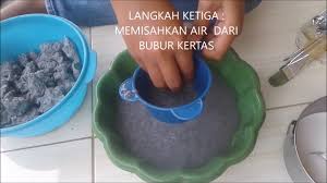Topeng dari kertas karton bubur siap digunakan. Bingkai Foto Dari Bubur Kertas