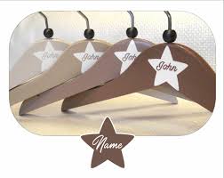 Kinder Kleiderbugel Stern Mit Name Clothes Hanger Hanger Baby Mobile