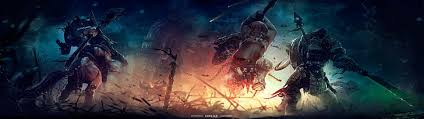 Aspect ratio widescreen high definition standard mobile dual monitor triple monitor. Hd Wallpaper 4k Battle Black Beacon Dual Monitor Games Moba The Godlike Wallpaper Flare