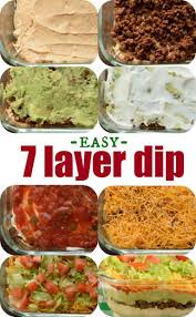 The Ultimate 7 Layer Dip Recipe Is Packed With Layers Of Cream Cheese Sour Cream Ground Beef And Or Beans Guac Layered Dip Recipes 7 Layer Dip Recipe Food