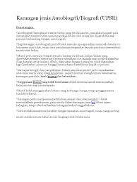 Karangan bahasa inggeris (english essays) spm : Contoh Essay Riwayat Hidup Pigura
