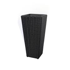 5 out of 5 stars with 1 ratings. Hampton Bay 24 Inch Tall Square Wicker Planter The Home Depot Canada