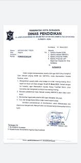 Merupakan bagian teratas dari sebuah surat resmi, biasanya dipakai untuk orang tua / wali murid. Antisipasi Wabah Corona Sekolah Di Surabaya Diliburkan Seminggu Lensaindonesia Com