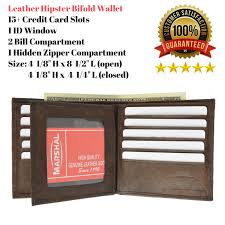 We believe in helping you find the product that is right for you. Marshal Wallet Mens Wallet With 15 Credit Card Slots Genuine Leather 501 Walmart Com Walmart Com