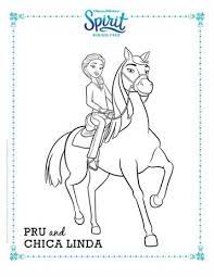Printable spirit horse coloring pages. Kids N Fun Com 16 Coloring Pages Of Spirit Riding Free