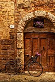 Regalo Tuscany Italy Bike Beautiful Doors Doors Unique Doors
