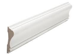 Originally, chair rail moulding was added to dining rooms to protect plaster walls from getting damaged by dining room chairs. Mastercraft 11 16 X 2 5 8 Primed Pine Chair Rail Moulding Wm390 At Menards