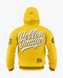 Download Men S Hoodie Mockup Back View In Apparel Mockups On Yellow Images Object Mockups