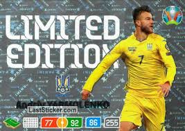 2 georginio wijnaldum (mc) netherlands 6.0. Card Le Ay Andriy Yarmolenko Panini Uefa Euro 2020 Preview Adrenalyn Xl Laststicker Com