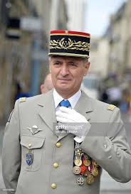 French Chief Commander Of The Foreign Legion Christophe De Saint Chamas Poses As He Arrives On August 4 French Foreign Legion French Legion Legion Etrangere
