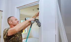 If it is not, lift up the bottom of the frame and slide shims under the frame until it is level. How To Fix A Door Frame