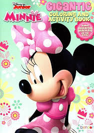 Who doesn't know minnie mouse? Amazon Com Disney Junior Minnie Mouse Gigantic Coloring Activity Book 200 Pages Toys Games