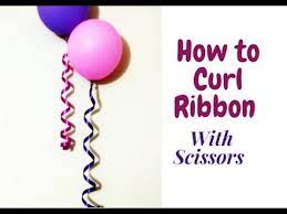 Do you wanna know how to curl a korker ribbon. How To Curl Ribbon With Scissors Party Decorations Birthday Decorations At Home Craftastic Youtube