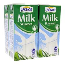 Buy Lacnor Long Life Milk Skimmed 1 Litre X 4 Online In Uae Abu Dhabi Dubai Qatar Kuwait Grocery Online Longer Life Hypermarket