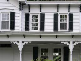Exterior wood shutters can be installed with hinges to swing open and closed, or mounted with screws in a stationary position. Modern Farmhouse Shutters View Build Diy Rustic Board Batten Shutters
