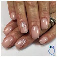shortnails gelnails nails natural glitter kurzenagel gelnagel nagel naturlich glitzer nagelstudio mohli nagellack ideen nagellack nagel inspiration