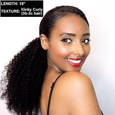 Natural Textured Ponytail 100 Virgin Human Hair Human Hair Ponytail Extensions African American Hair Extensions Drawstring Ponytail