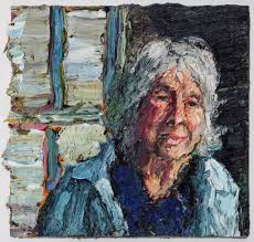 Ashley Frost: Janet Dawson at the doorway to her studio :: Archibald Prize  2017