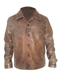 Johnny Depp Mens Brown Leather Jacket Mens Leather Jackets On Sale Movies Leather Jackets In Usa Uk Canada Australia Brown Leather Jacket Men Distressed Leather Jacket Jackets Men Fashion
