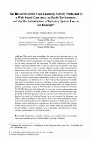 One great way to learn to do case studies properly is to do them many times in a row while receiving detailed feedback on papers'. Wondrous Example Of Case Study Research Paper In Education Museumlegs