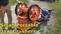 Small Portable Jaw Crusher For Mining, Concrete, Recycling, Rock Crushing  MBMM