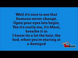 Maui's you're welcome from disney's moana/vaiana | official wwl in real life music video. You Re Welcome Moana Lyric Video Youtube