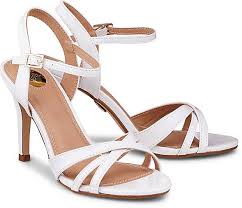 Add an inch of glamour and confidence to every step with our high heels and dressy heels. Buffalo High Heel Sandalette Weiss Gortz 44057202