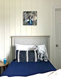 Lottie grey twin upholstered platform bed frame with short headboard. Make A Diy Upholstered Twin Headboard With Videos Abbotts At Home